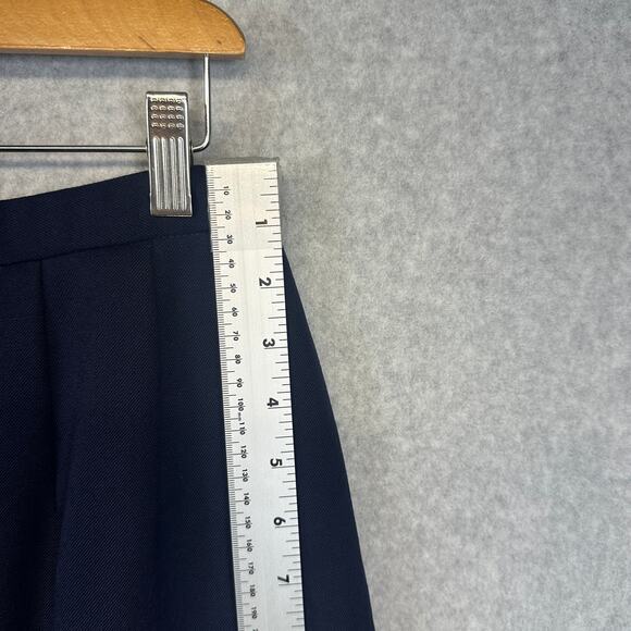 Vintage Pendleton Skirt Womens Size 10 Blue 100% Virgin Wool Straight Zipper - Picture 13 of 13